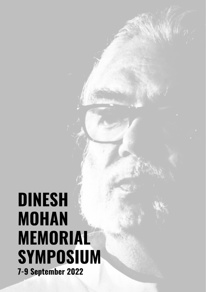 ruchvarma's tweet photo. Dinesh Mohan Memorial Symposium 
#dmsymposium
@howardnwhite @rahulatiitd @trip_centre @iitdelhi https://t.co/2FXGKSm7tJ