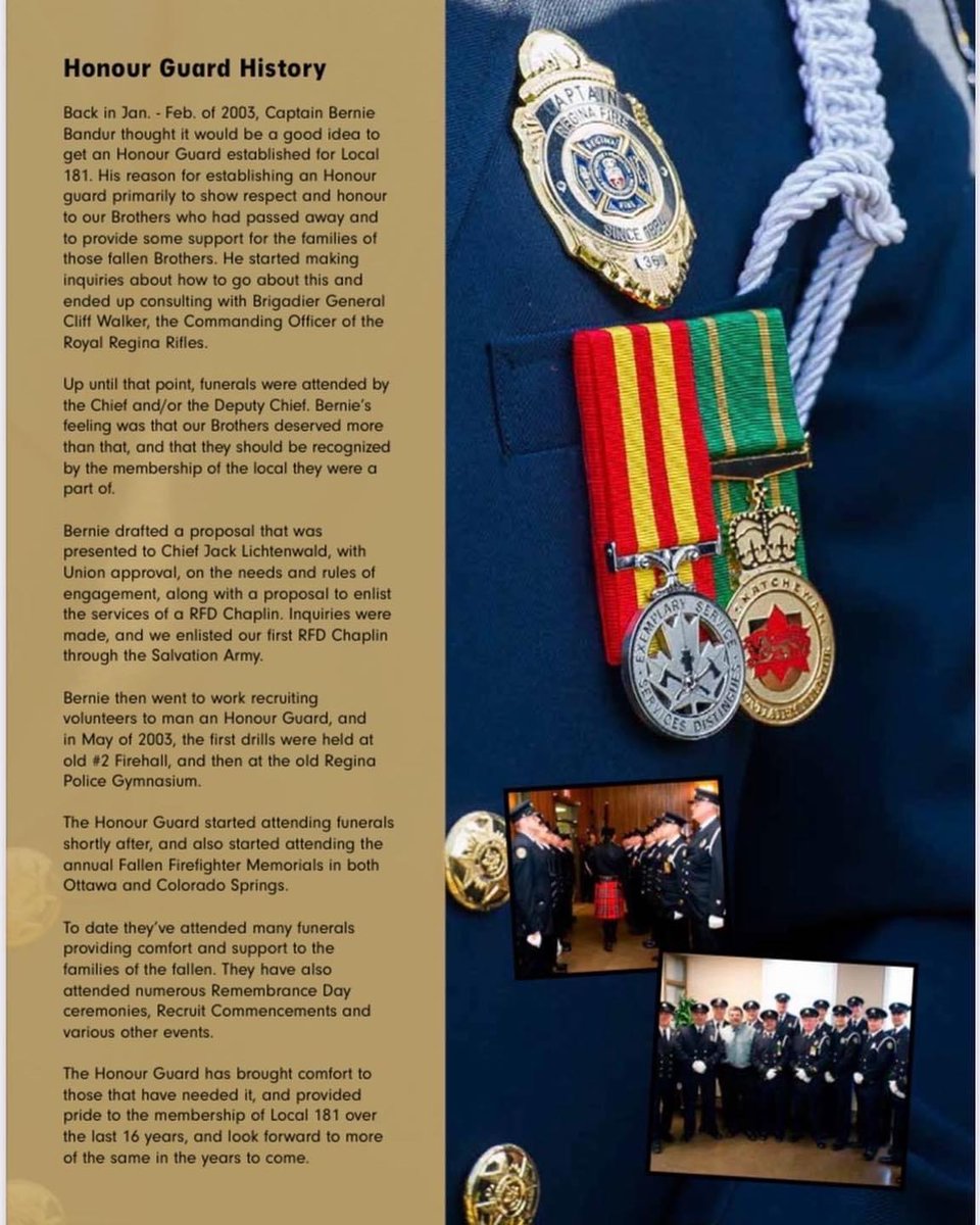 IAFF181's tweet photo. Head on over and check out Regina Firefighters Honour Guard Facebook page!   Give them a like and a follow!  

Twitter: @rpffa_hg
Instagram: @rpffa_hg https://t.co/rDnelxiijX