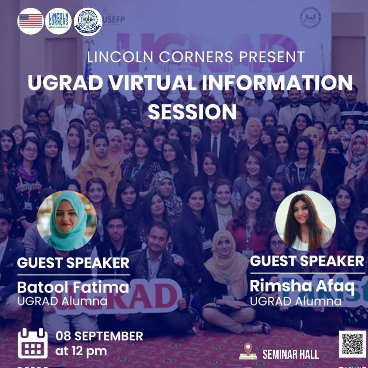 uniofgwd's tweet photo. Join the UGRAD virtual  information session to help you apply for this fully-funded scholarship in @uniofgwd Seminar Hall on Thursday September 8th at 12 pm.
#UGrade https://t.co/SGo5Pui971