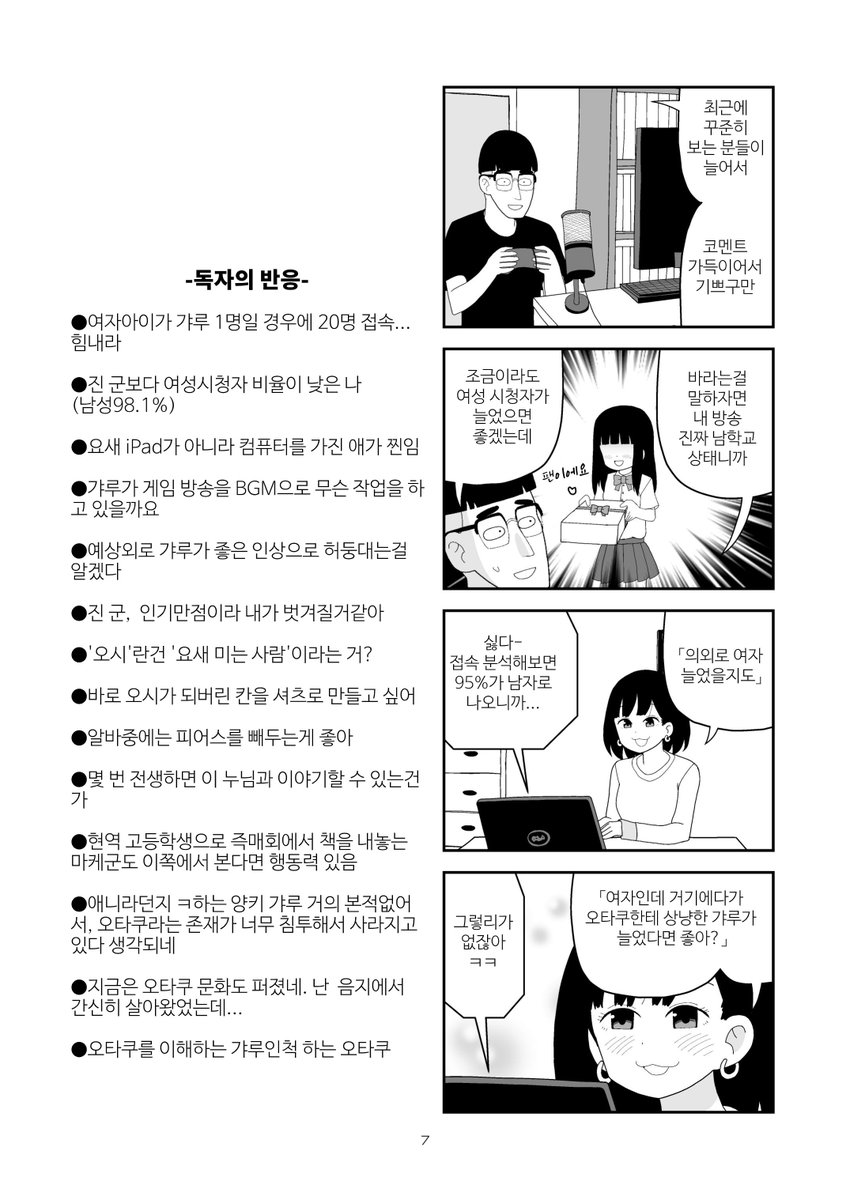 DLsiteの「みんなで翻訳」で『オタクに理解ありすぎるギャル』の韓国語版が出ていました✌ https://t.co/2GZoiLQxIw 