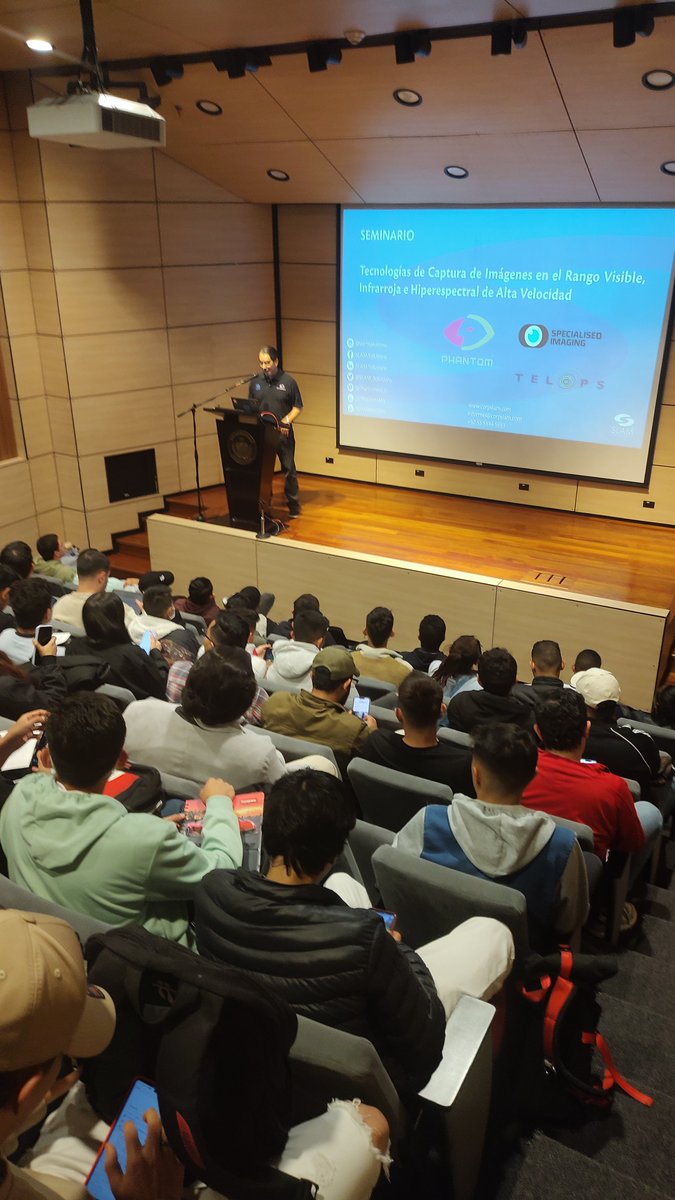 SLAM_Solutions's tweet photo. Conferencia: @UniLibertadores
@phantomhispeed @Phantomexico
#researchanddevelopment
@SpecialisedIma1
#ultrahighspeed #materialsscience
@telops
#infrared #hyperspectralimaging #multispectral
@infinityoptical #macrophotography
@LambertInst
#intensifiers #combustion
#temasw https://t.co/teuIX1R8OQ