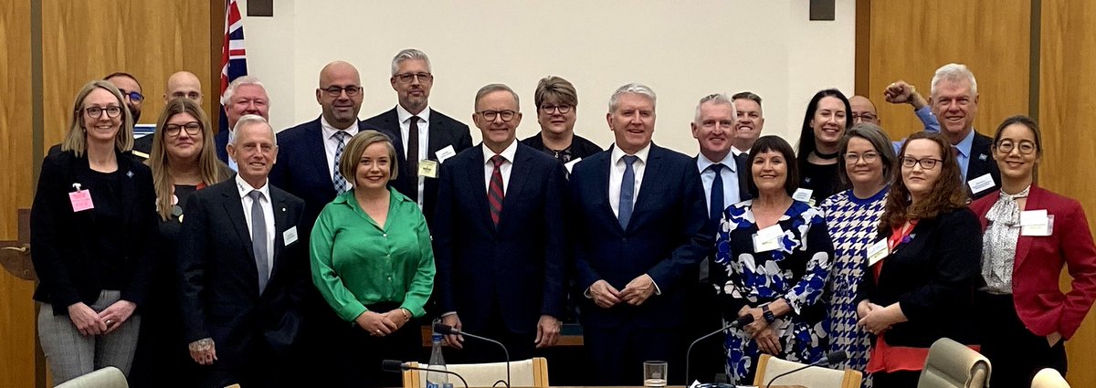 Local governments can be the hotbed of skills &amp; training in every city, town, &amp; every remote and regional part of Australia.

Thank you to <a href="/AlboMP/">Anthony Albanese</a> &amp; <a href="/BOConnorMP/">Brendan O'Connor</a> for joining local government workers, unions, peak bodies &amp; mayors to plan the next steps. 

We’re here to help!