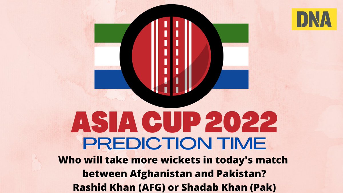 #AbGhoomegaBalla | Who will take more wickets in today's match between Afghanistan and Pakistan? 

COMMENT below!

#AsiaCup2022 | #AFGvsPAK