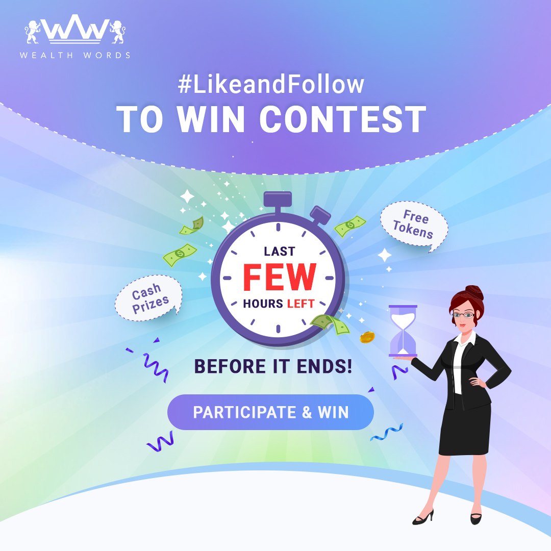 wealth_words's tweet photo. It's Now or Never | Contest Ends Tonight.โฐOne Last Chance to win Free Tokens and Cash Prize.๐ Participate now or regret later.
#WealthWords #playgames #contest #contesttime #participatetowin #crossword #contest2022 #ContestAlert #contestgiveaway #contestentry #contestprize https://t.co/UN08QVpD4p