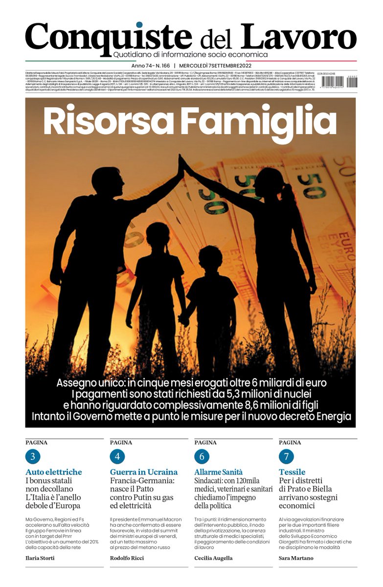 conquistepromo's tweet photo. Sul #giornale del #07settembre su @conquistepromo
Seguiteci sul tabloid digitale▶https://t.co/0JAUHKGUt2 https://t.co/sbsVsbNTch