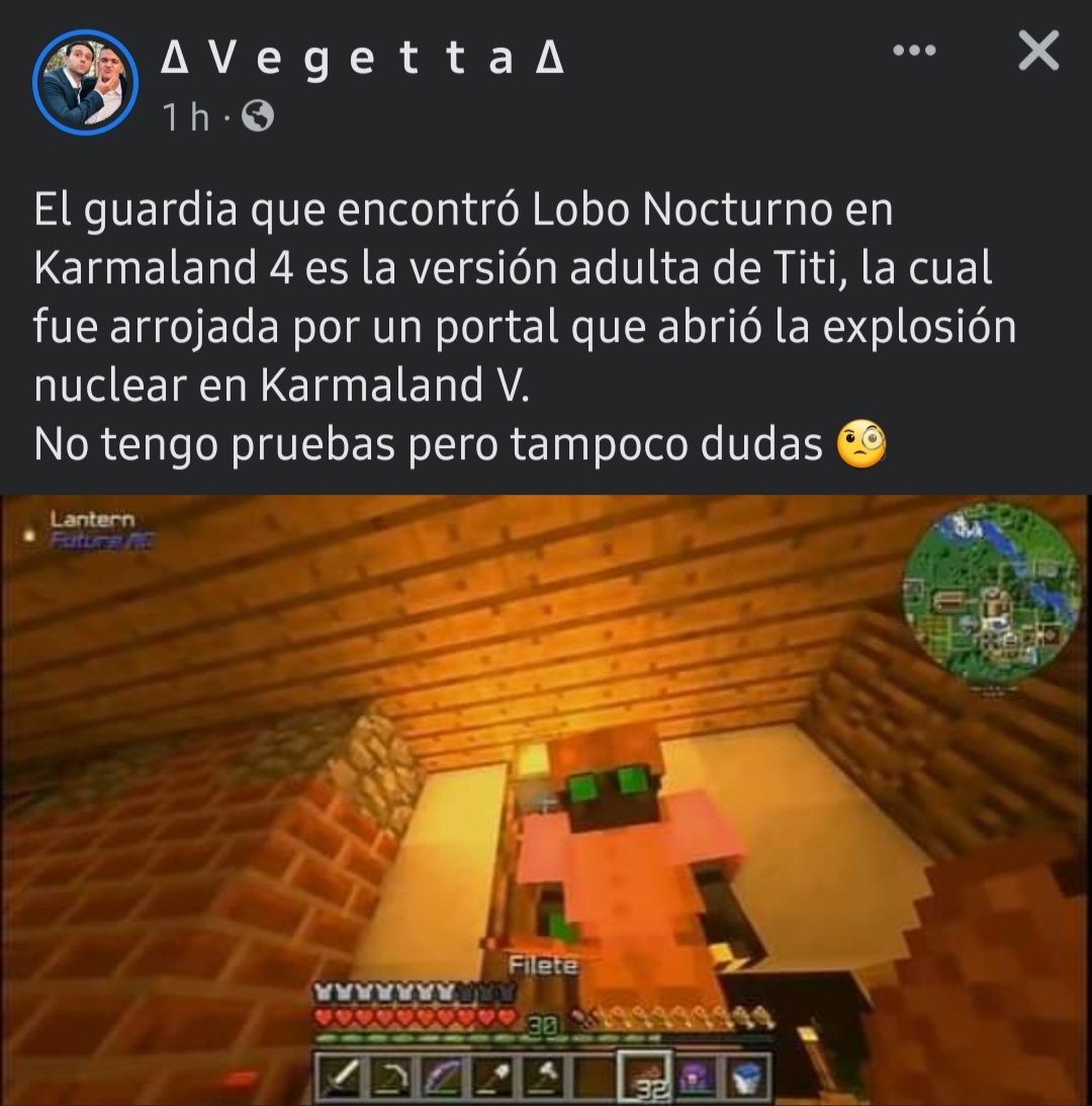 LLalope's tweet photo. LA ESPERANZA ES LO ÚLTIMO QUE SE PIERDE! 🥺 🥦 @vegetta777 #titikarmaland #titi #karmalandV https://t.co/9sLECKI3ah