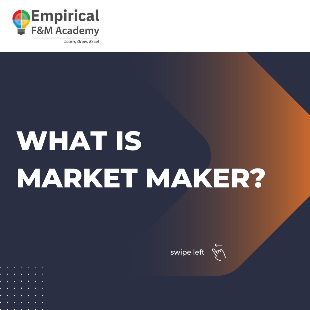 InvesTradeEFMA's tweet image. Forex Glossary
What is Market Maker?

#forexglossary #blance #Chart #trade #elearning #bar #deals #currency #keeplearning #trading #buy #sell #compamy #education #knowledge #stockmarketindia
#empiricalacademy #empiricalfandmacademy