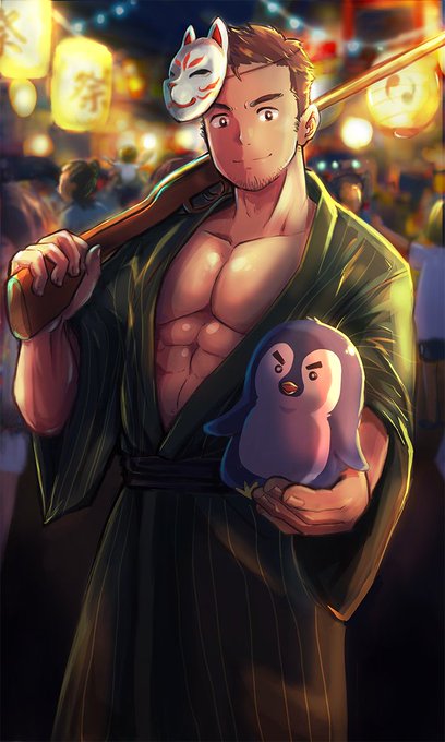 浴衣男子のtwitterイラスト検索結果