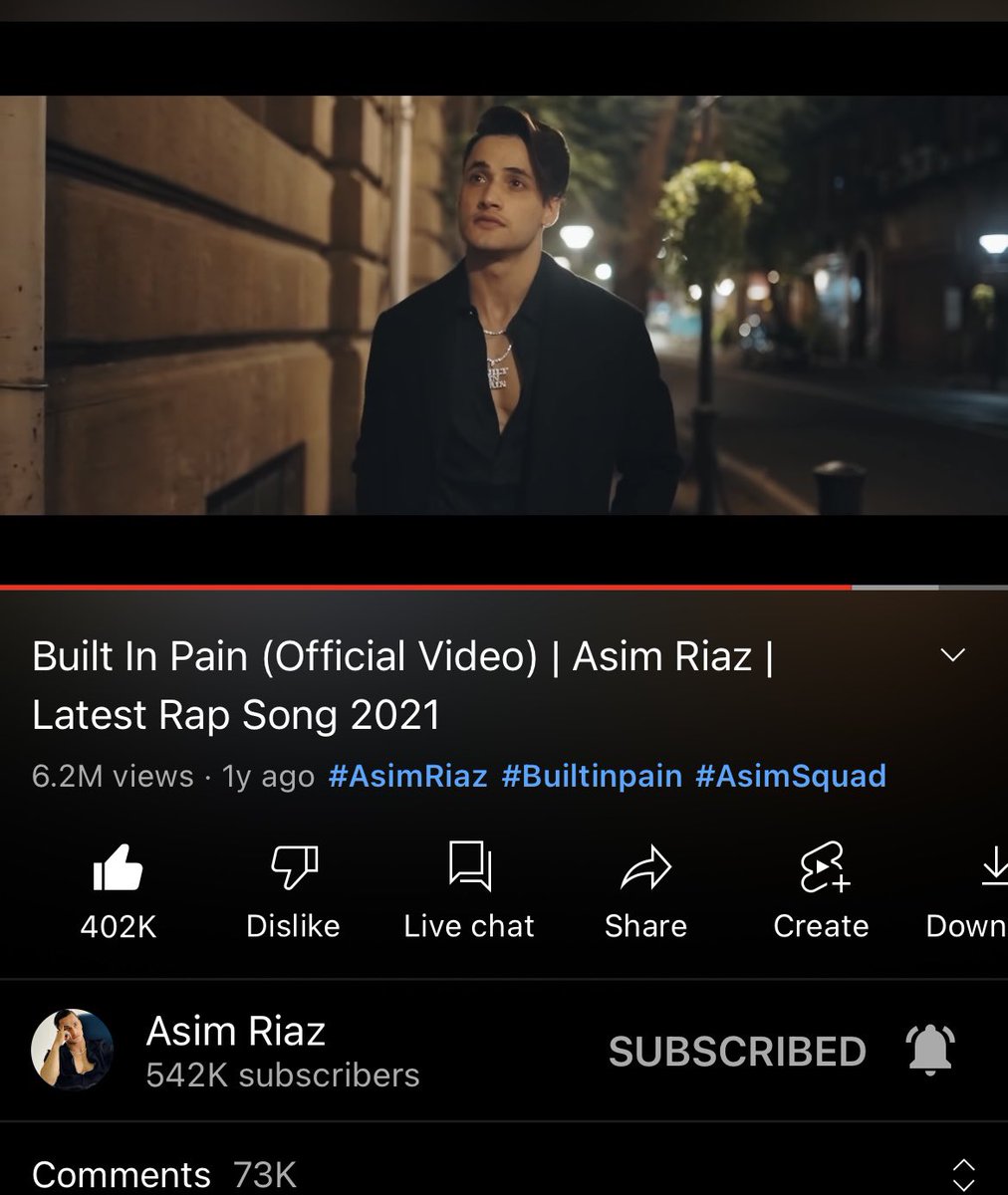 Ayesha_qtr13's tweet photo. Asim dream project #BuiltInPain completed 1 year today. This rap is special as he shared his hustling story. 
His struggles and pain is something that we all can relate to, Asim you are truly an Inspiration. He’s truly built in pain. Yes Asim you did it 🙌🏻🔥

#AsimRiaz #AsimSquad https://t.co/J3ZEcCsJeN