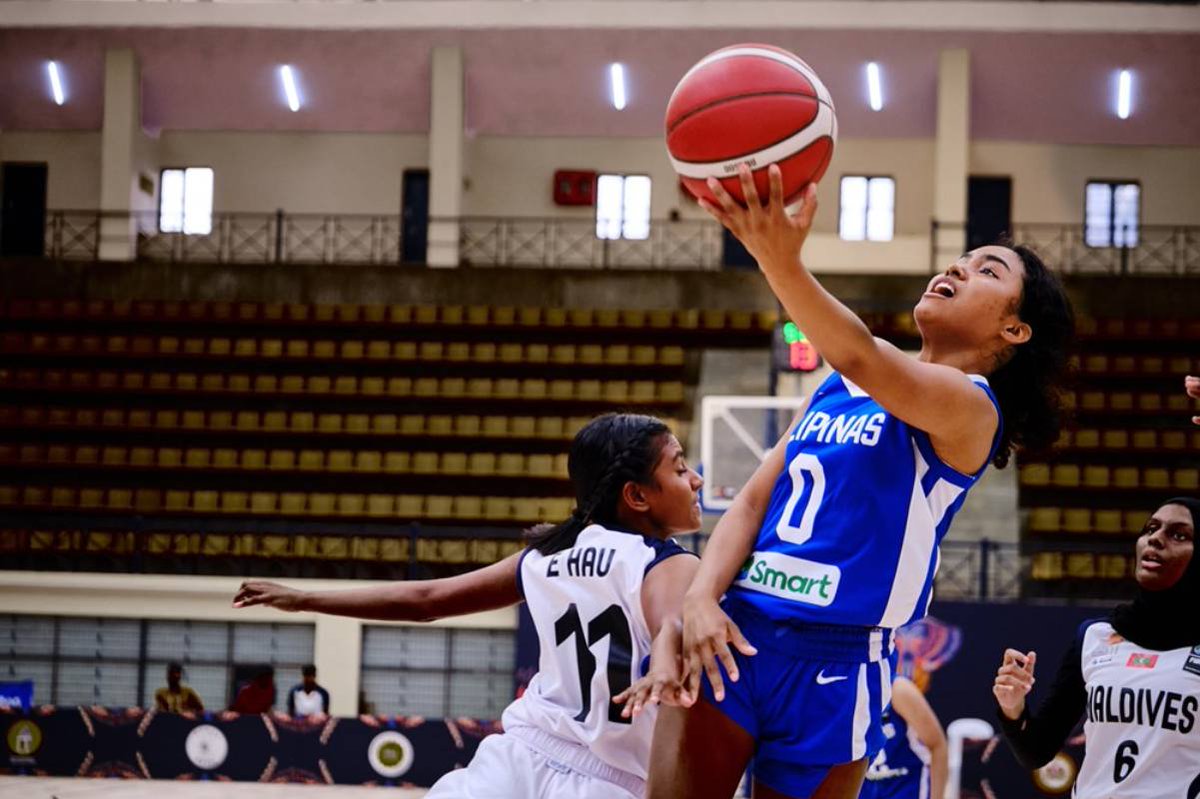 #FIBAU18Asia: Gilas Women complete U18 pool sweep with 82-point win over Maldives >> tbti.me/s22gyn

#LabanPilipinas