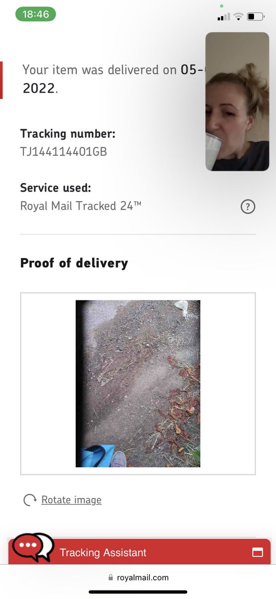 xMandaLovex's tweet photo. @RoyalMailHelp my parcel says it has been delivered and is no-where to be seen, what kind of proof of delivery is this! Your website keeps me going around in circles. Please advise what I can do to get some help. We have checked with our two neighbours! https://t.co/M1Y9wKciZk