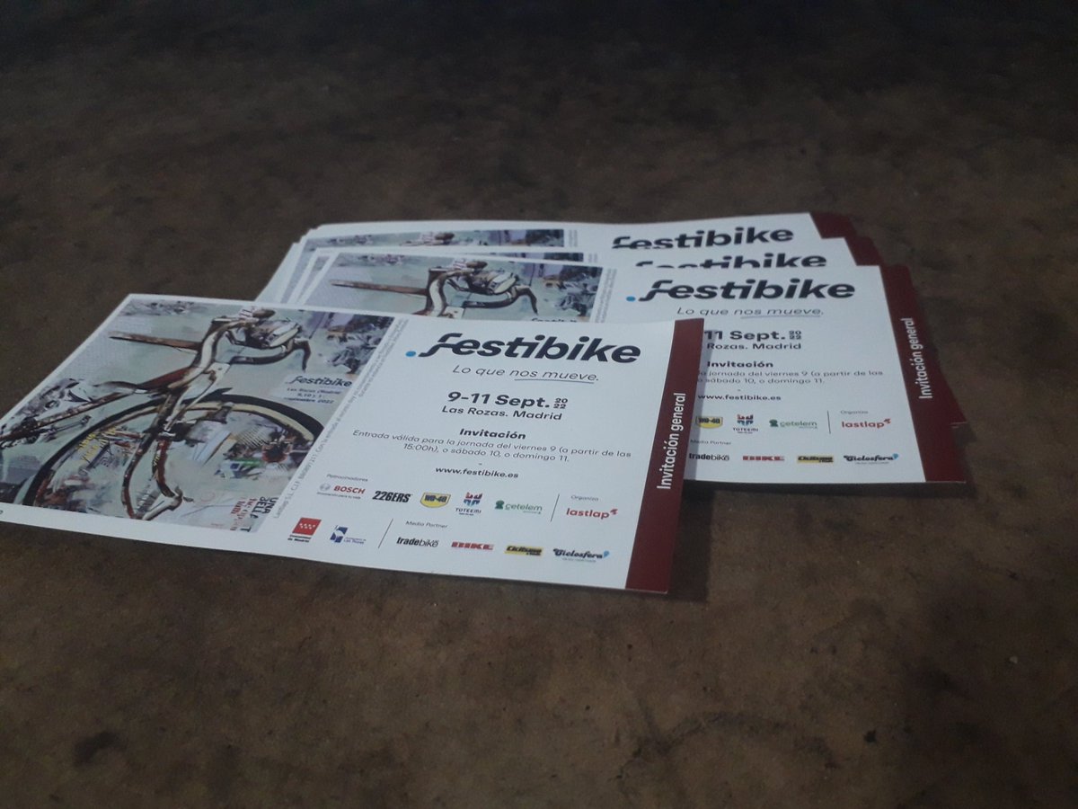 Llega @Festibike22 y no nos lo podíamos perder asi que, allí estaremos presentando nuestro curso 2022-2023. Búscanos en la zona Expo-2 y si necesitas una invitación pásate por la escuela antes del viernes a las 19h