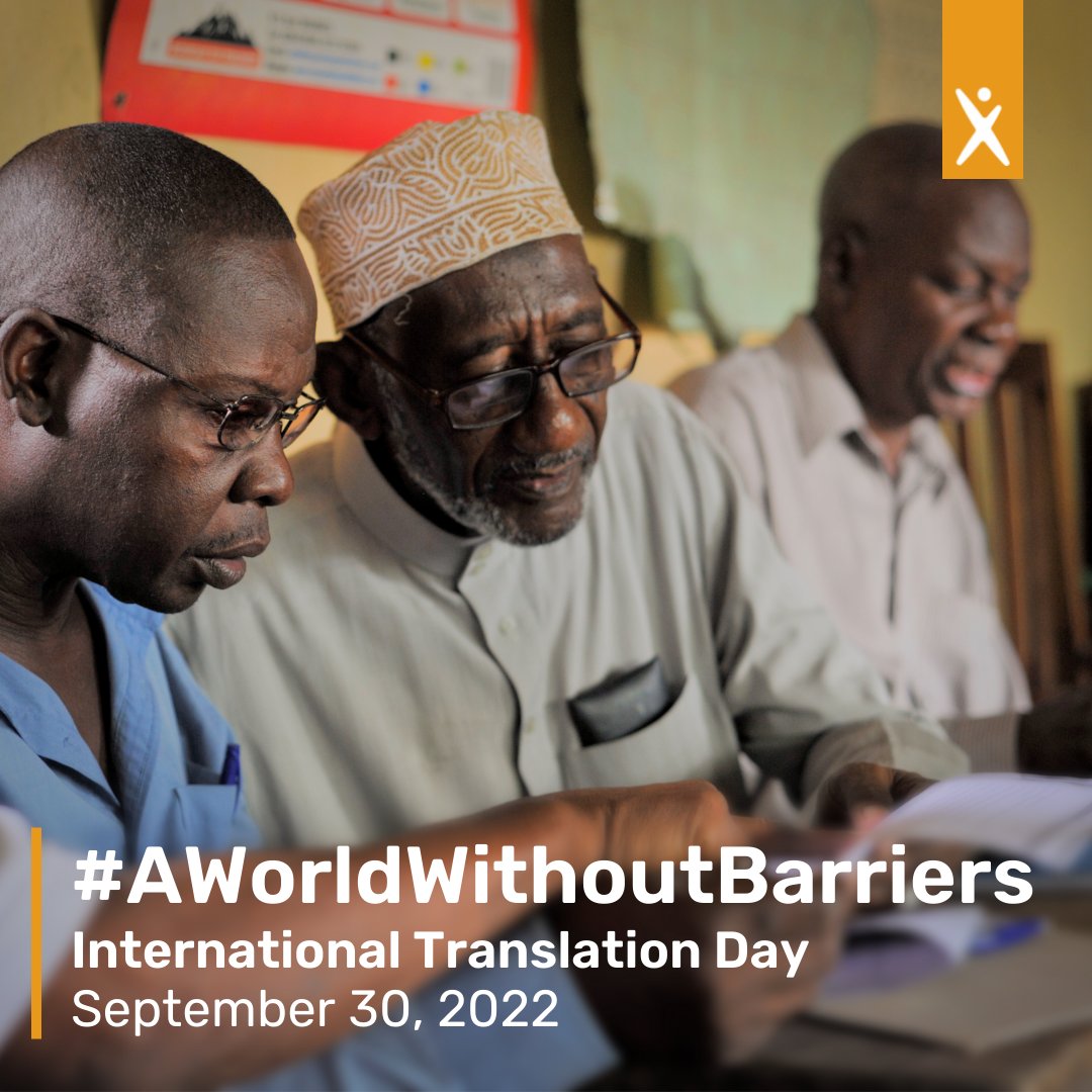 CLEARGlobalOrg's tweet photo. International Translation Day is coming up on September 30. Join us on social media throughout the month as we celebrate the power of words to do good.
#AWorldWithoutBarriers #TWBCommunity https://t.co/wbu3psjWn4