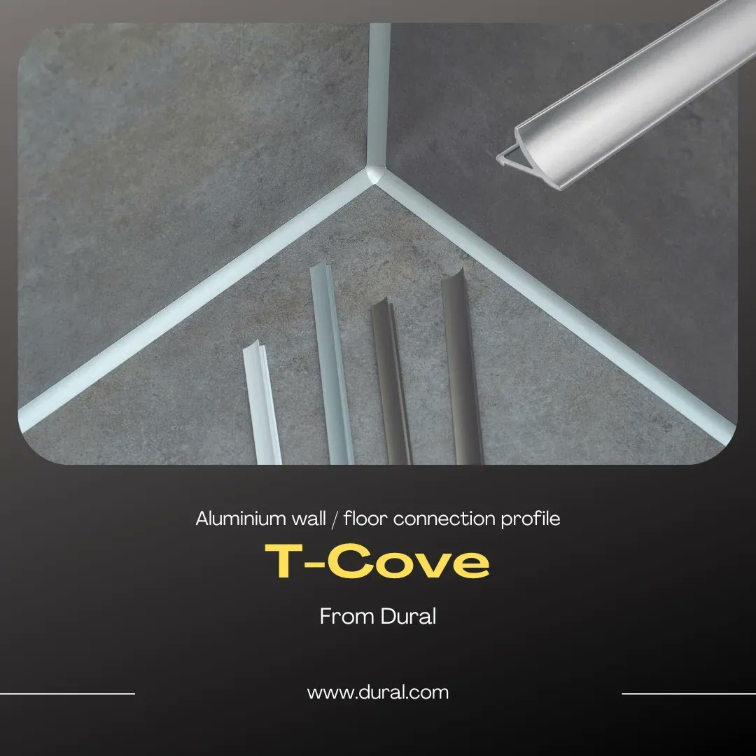 Dural_UK's tweet image. T-Cove - our aluminium profile that can quickly and easily conceal cracked or dirty silicone joints. Matching connectors and end caps are available. 
buff.ly/3PMxb70 

#DuralProfiles #TilingInspo #ConnectionProfile #WednesdayWisdom
