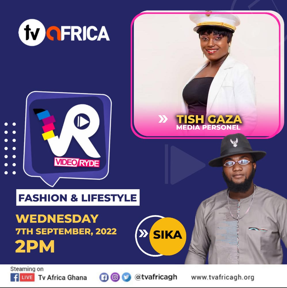 tvafricagh's tweet photo. Join today's edition of Fashion and Lifestyle on #videoryde with #sika 
#tvafricagh #tvafricaonline https://t.co/RSMtAUtzWj