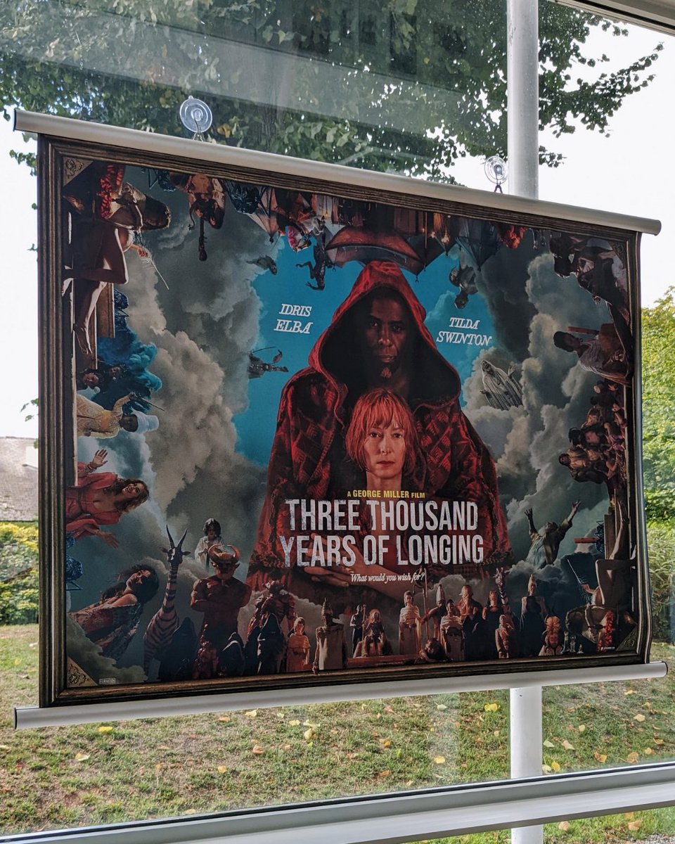 TheCYCinema's tweet photo. 🎬 Three Thousand Years of Longing - Coming Soon 

Tilda Swinton and Idris Elba star in this fantasy adventure between academic and almighty genie. From Director George Miller (Mad Max: Fury Road).

Book Now:
💻 https://t.co/w32UAJI5Jh
☎ or call Box Office on 01432 340555 https://t.co/s4vywMVBOV