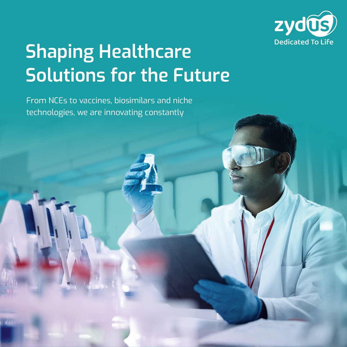 ZydusUniverse's tweet photo. Driven by our passion for #innovation, we are making a difference in the world of healthcare by exploring different ideas, concepts and continuously innovating in the fields of NCEs, #vaccines, #biosimilars and other niche technologies.
#ZydusLifesciences #DedicatedToLife #Zydus https://t.co/NGPx7IlLgp