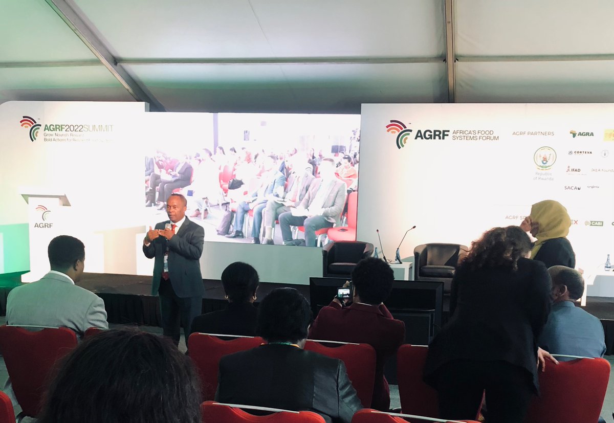 #AGRF2022 #Ethiopia Deal room has started. 
<a href="/mandefro_niguss/">Mandefro Nigussie</a> emphasising opportunities for private sector engagement in food systems transformation