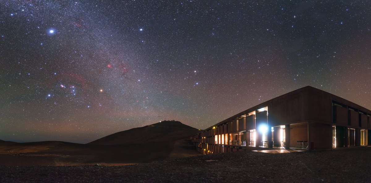 ESO's tweet photo. 1/ Today, one third of humanity cannot see the Milky Way at night due to light pollution. In addition, newly launched satellites are also starting to pollute our view of the night sky, producing artefacts in astronomical images. #ProtectDarkSkies

Credit: @ESO / P. Horálek https://t.co/RyI70mOAw5