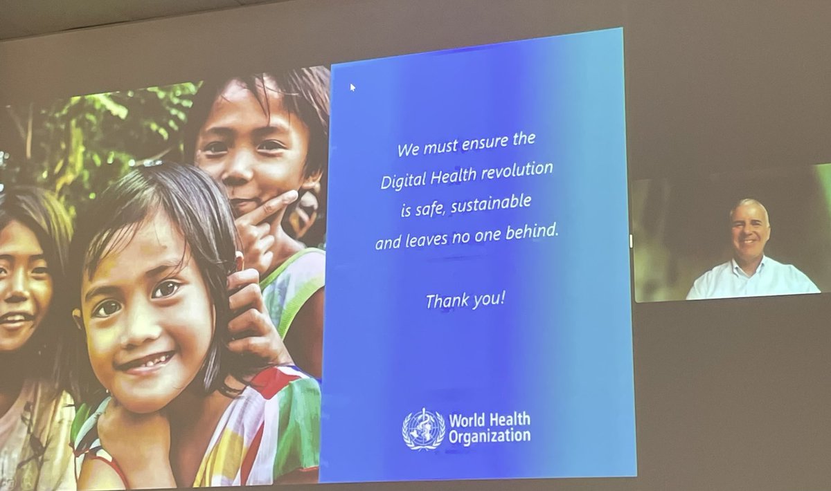 Privileged to have with us at #health_dares Dr.Reis from ⁦<a href="/WHO/">World Health Organization (WHO)</a>⁩ reporting on their several important activities on ethics and governance of Health AI and digital health.