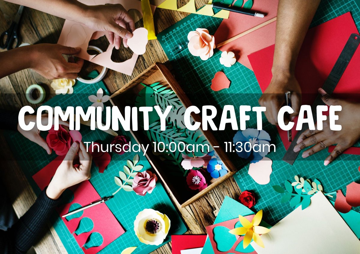 wearekingsgate's tweet photo. Our Craft Cafe returns from its summer break on Thursday! Join us from 10am https://t.co/XpC0PdxbA9