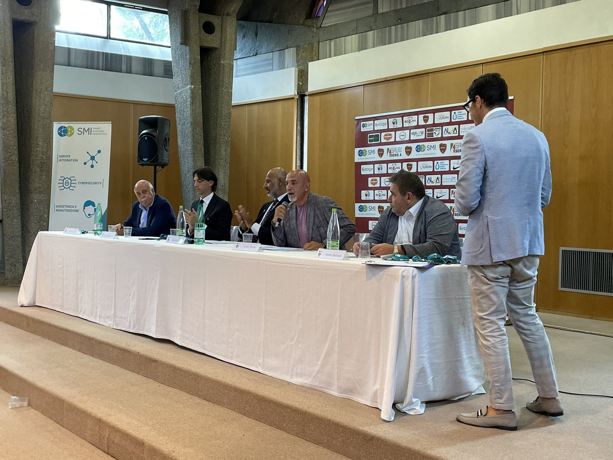 “Ringrazio ancora una volta la #RomaVolley, perché negli anni abbiamo imparato tanto dal gioco di squadra e dallo sport, perché quello che facciamo ogni giorno in azienda è una copia esatta di quello che gli atleti fanno in campo” - <a href="/CesarePizzuto65/">Cesare</a>

#SMIRomaVolley #NoiSiamoLaSMI