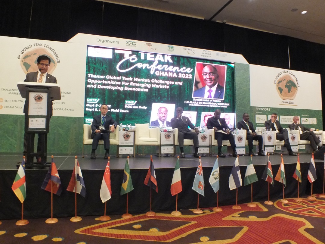 FAOGhana's tweet photo. 4th World Teak Conference 2022 opens in Accra
👉https://t.co/SumgVSIX9r
#Teak #TEAK2022 #Teaknet https://t.co/bDXCXh2z78