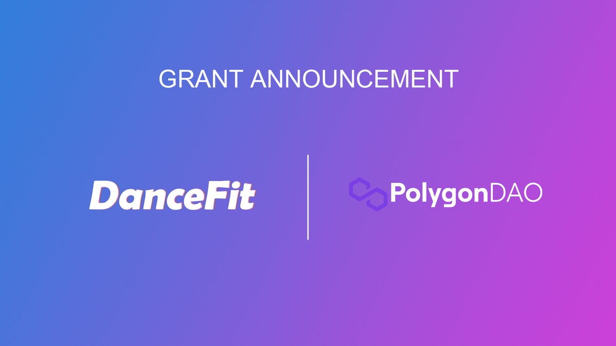 🎉We are excited to announce that <a href="/DanceFitapp/">DanceFit | Web3 Social Platform</a>
 has been awarded a Voucher Grant by Polygon Village and its #web3 partners! 🚀

Supported by @0xPolygonDAO , we are full of passion to bring joy of dance and fitness to players. Let’s dance in #Metaverse 💃
#GameFi #SocialFi