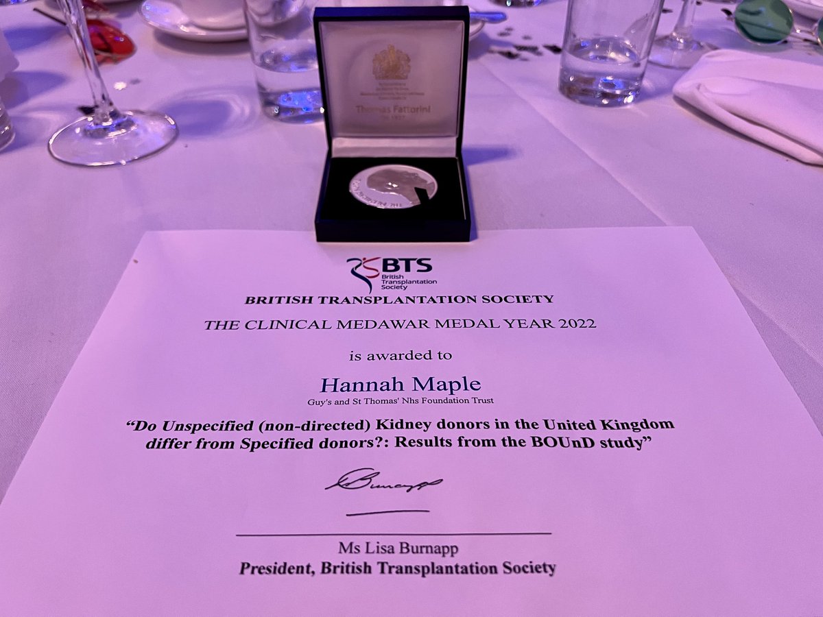 Hannah Maple (@transplantmaple) on Twitter photo It goes without saying that I am absolutely delighted to have won this on behalf of the <a href="/BOUnDTrial/">BOUnD</a> team. Many thanks to everyone who helped make it possible @NizamMamode <a href="/PGogalniceanu/">Peter Gogalniceanu</a> <a href="/JoeChilcot/">Joe Chilcot</a> <a href="/SamJNorton/">Sam Norton</a> <a href="/mira_zuchowski/">Mira Zuchowski (she/her)</a> @BurnappLisa <a href="/BTStransplant/">BTS</a> It goes without saying that I am absolutely delighted to have won this on behalf of the <a href="/BOUnDTrial/">BOUnD</a> team. Many thanks to everyone who helped make it possible @NizamMamode <a href="/PGogalniceanu/">Peter Gogalniceanu</a> <a href="/JoeChilcot/">Joe Chilcot</a> <a href="/SamJNorton/">Sam Norton</a> <a href="/mira_zuchowski/">Mira Zuchowski (she/her)</a> @BurnappLisa <a href="/BTStransplant/">BTS</a>