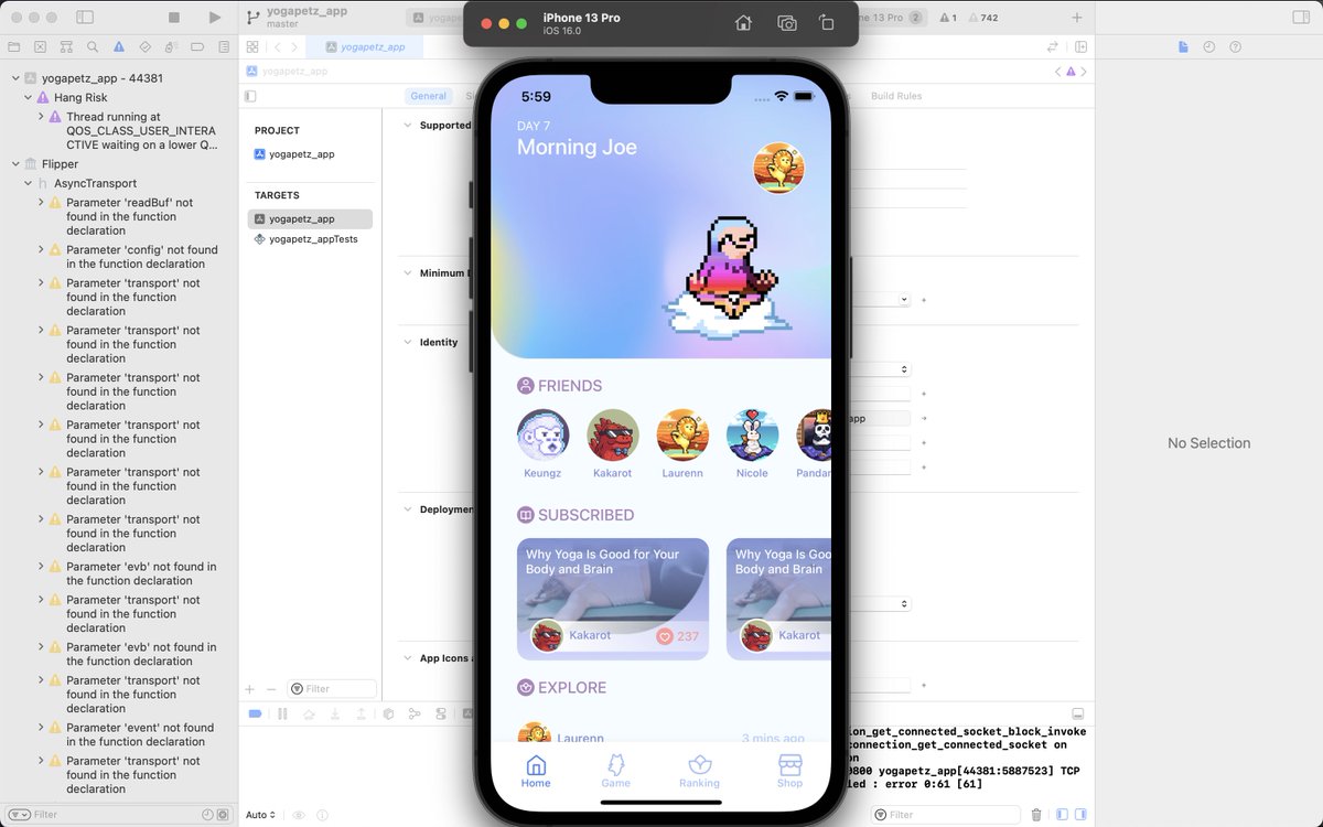keung's tweet photo. Mobile app dev in progress @Yogapetz

YGPZ starts in Jan 22, all funds come from me &amp; fren.
You may curious why we don't care about the mint date and keep building.
It's because you're not minting for our Bali trip, but supporting the vision and dev a wellness biz together !hale https://t.co/SEPWef7RAi