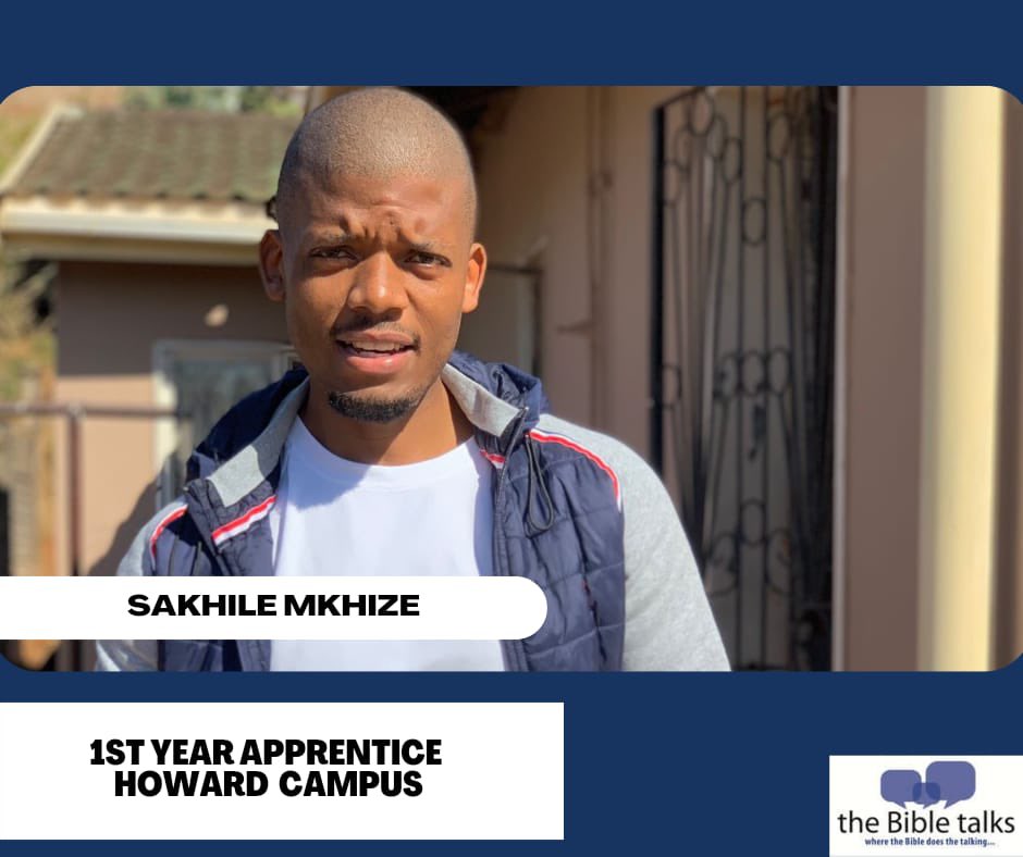 TheBibleTalks's tweet photo. Meet Sakhile! 

#TheBibleTalksKZN #GetToKnowUs #KnowOurStaff #TBTStaff2022 #HowardCollege #UKZN #UNIZULU #DUT https://t.co/3DPwMje0Jo