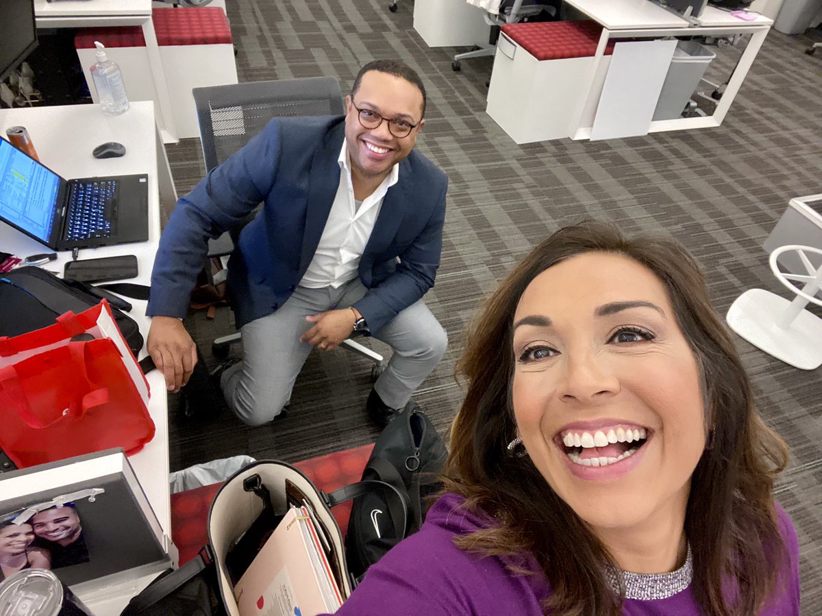 This is a sight for sore eyes!  <a href="/EvanNBC5/">Evan Anderson</a> is back on <a href="/NBCDFW/">NBC DFW</a> after taking time off to be with his wife and their baby boy. 
We’re so glad to have him with us again. Welcome back, Evan!! 👏🏼👏🏼