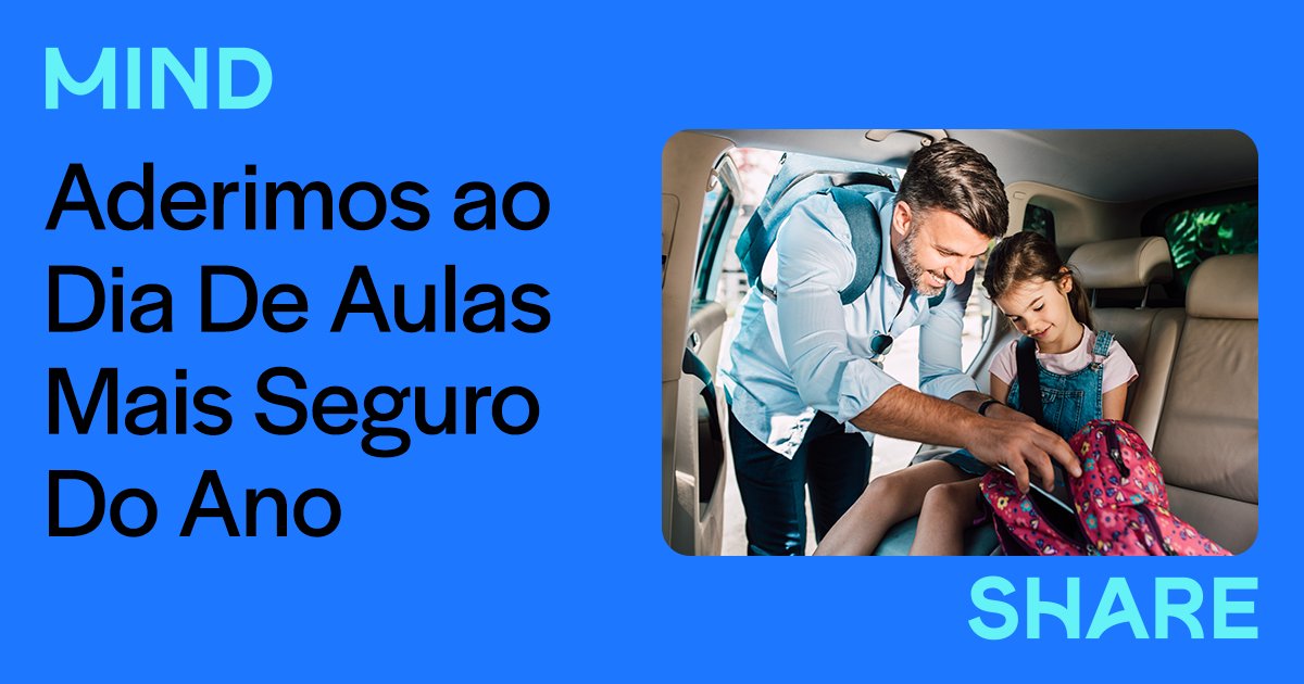 MindsharePT's tweet photo. Aderimos ao desafio da Volvo para tornar este primeiro dia de aulas o mais seguro do ano! "Chegue mais tarde" é uma iniciativa da @volvocarpt para dar mais mais segurança ao regresso dos pais aos seus locais de trabalho. 

Muitos parabéns pela iniciativa! 👏

 #MindshareValues https://t.co/2SBEzCy36C