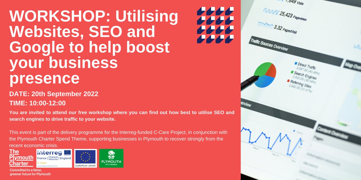 Do you want to get the most out of their website to get tips on promoting your website to your customers and key things needed on a website? Join us at our free workshop!

Date: 20/07/22
Time: 10:00 - 12:00
Venue: The Loft, Marina Bar

Register below:

eventbrite.com/e/404074657177