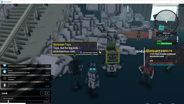 JackKansas9's tweet photo. @TheSandboxGame @warnermusic I just participated in the #SandboxAlphaS3Giveaway for a chance to win 500 SAND! Found Spinnin Record’s Rog3r, check out my screenshot below!
👇 https://t.co/YKZQh2AiGk