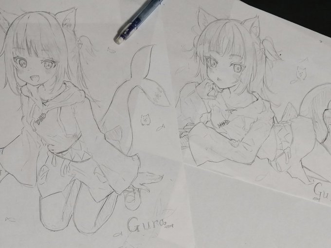 暇だから落書き描いてみた 