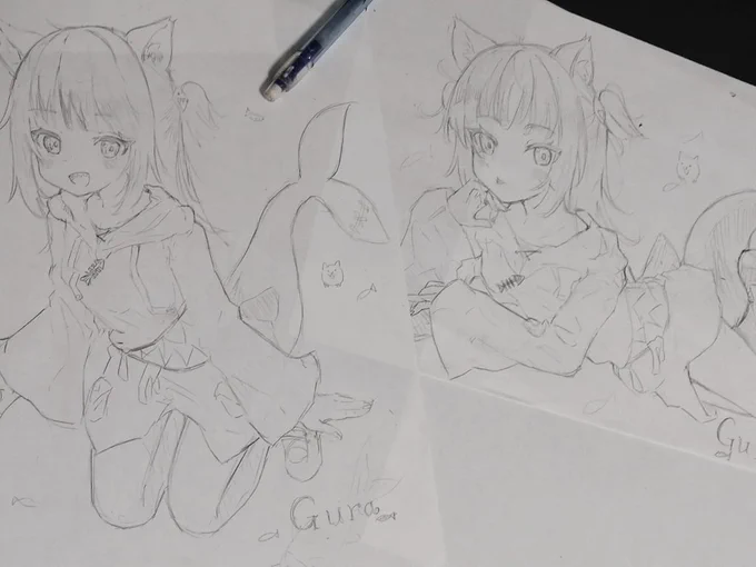 暇だから落書き描いてみた 
