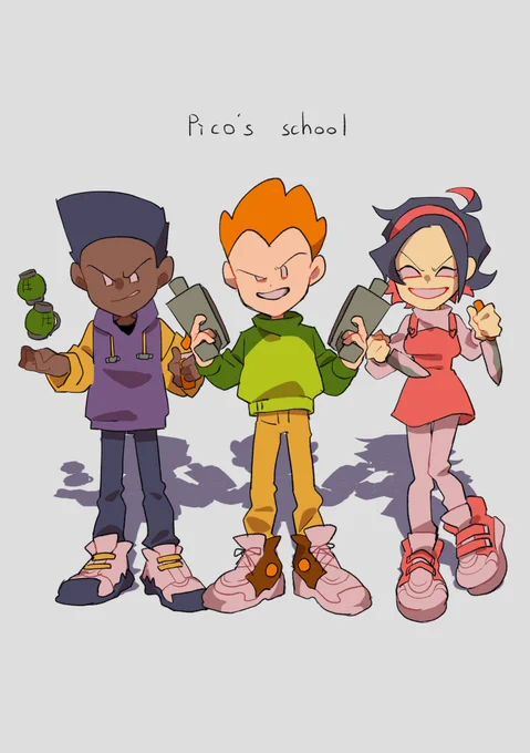 #fridaynightfunkin  #picosschool 描き散らしいろいろ 