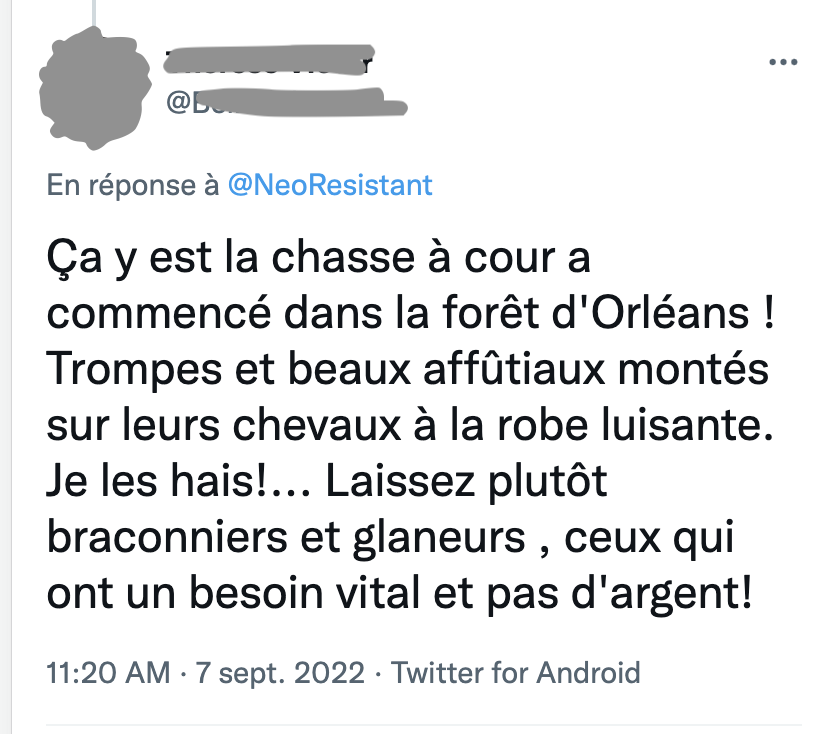 FrancAller_info's tweet photo. Marie-Caroline* voyage dans le temps ☝️
🔹La #chasse à courre n'ouvre que le 15/09. Nous sommes le 7.
🔹Cela fait plus de 50 ans que les équipages de #vénerie sont de simples associations loi 1901 dont les adhérents, de toutes CSP, mettent en commun leurs moyens... 1/3
#lesMythos https://t.co/JcEDfXXdOI