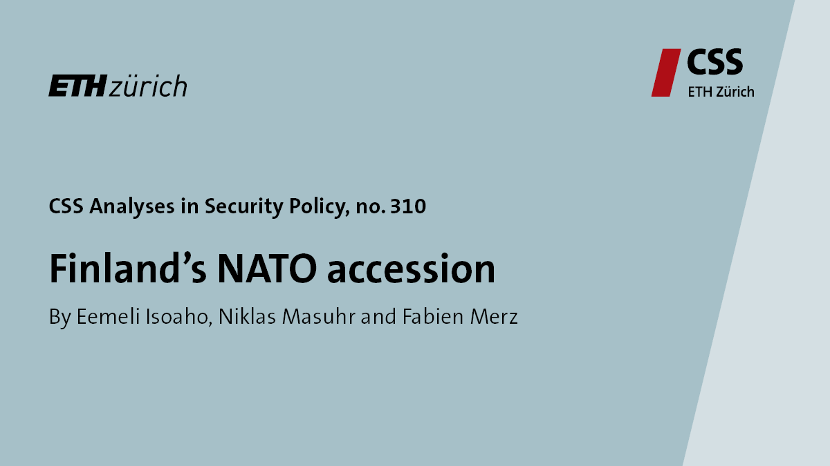 CSS_ETHZurich's tweet photo. 🇸🇪 &amp; #Finland have decided to join #NATO in the wake of 🇷🇺’s invasion of #Ukraine. 🇫🇮’s accession will impact the military balance in the Baltic-Nordic theater of contention between 🇷🇺 &amp; NATO, say @IsoahoE, Niklas Masuhr &amp; @Fabien_Merz in this #CSSAnalyses https://t.co/8VMm4quiyz https://t.co/y6ACSGzdq6