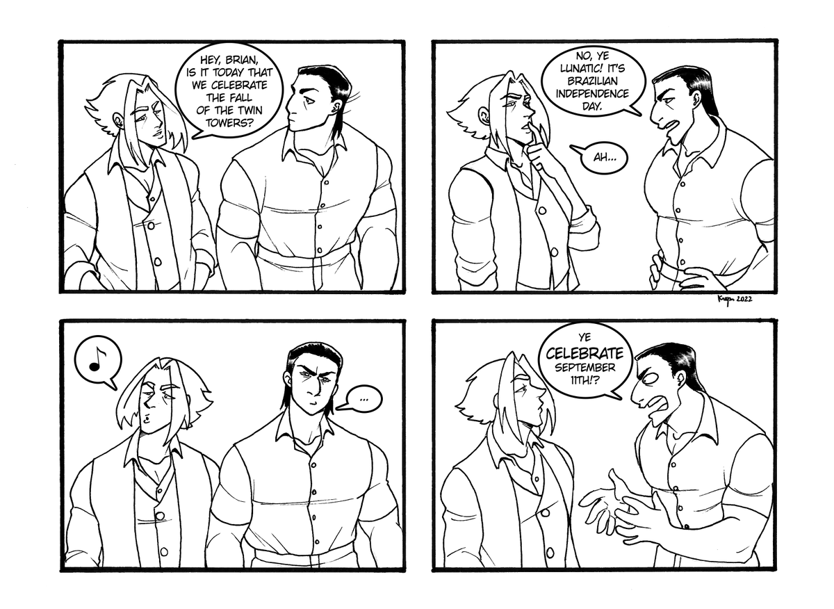 RebirthShadows's tweet photo. Today is Brazilian independence day, Dwalk got his dates wrong...
Pansy: https://t.co/zVLOiksls3 |Webtoons https://t.co/Atdf3DJi4M
#OC #pansy #yaoi #boyslove #Brazil #IndependenceDay2022 #webtoons #angel #traditional #art #drawing #manga #comic #krepn #BrianStone #DwalkAngelin https://t.co/9BrgY2C4xm
