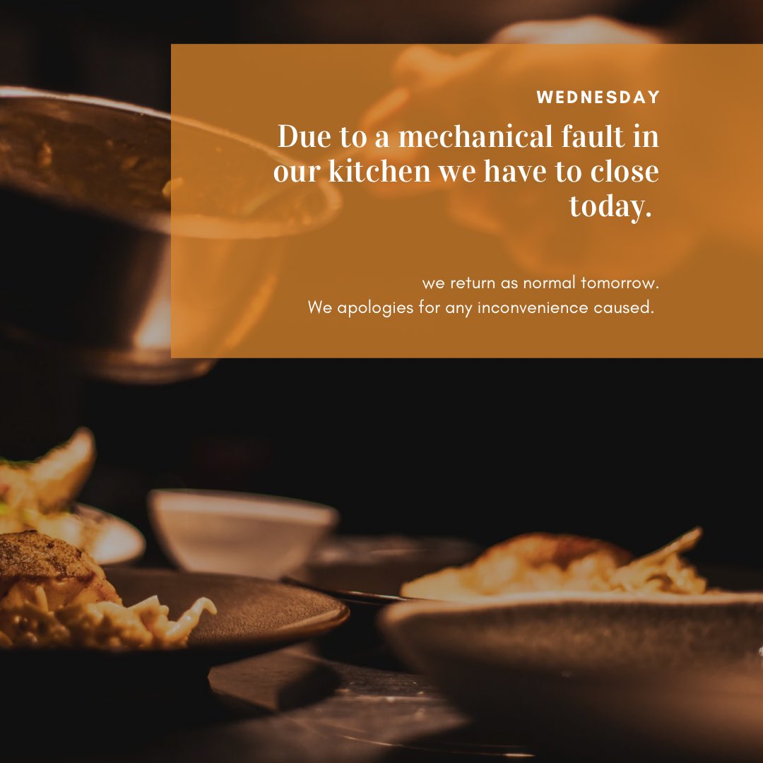 DorianDublinD4's tweet photo. Due to a mechanical fault in our kitchen we have to close for food today.

For bookings tomorrow and all weekend please visit: 

💻 https://t.co/eMg65f6twY 
📧 info@dorian.ie
📞 01 443 9751
Or Visit Link in Bio 📱 

Walk Ins Welcome 🙏🏻 

#doriandublin  #doriandonnybrook https://t.co/dI6SewcIIl