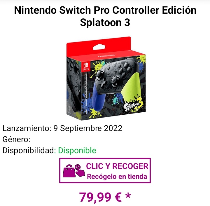 LeakTendo_'s tweet photo. 🚨SORTEO EXPRESS🚨
-Splatoon 3
-Mando Pro Splatoon 3
✅Requisitos
-Follow + RT a este tweet, y menciona a un amigo!! 

(El ganador se dará el 10/09) 

Mucha suerte a todos, si veo que va bien, haremos más cositas👌🔥

#Splatoon3nintenvali https://t.co/lm7d6g4kae