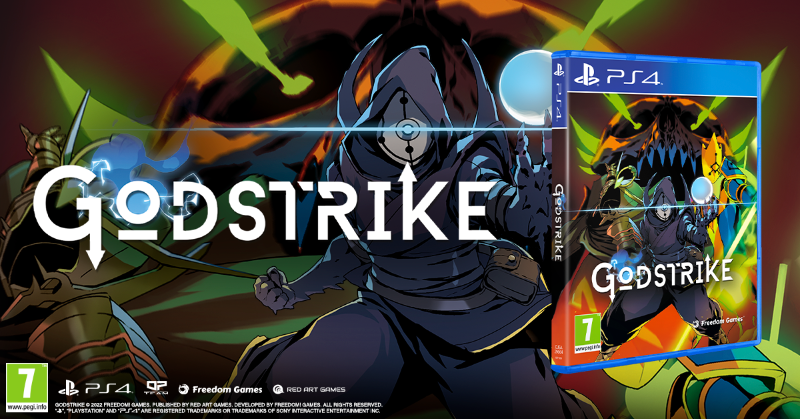 RedArtGames's tweet photo. In #Godstrike☄️ you have to defeat bosses before time runs out! And FYI, those bosses are Gods! Good luck!

💿Physical #PS4 copies of @OP_Team_ and @freedomgamesgg’s #TwinStickShooter are up for preorder!

ℹ️999 copies | €24.99 | https://t.co/ciNA2WPFxa | Shipping late September https://t.co/XAJPgEA0vD