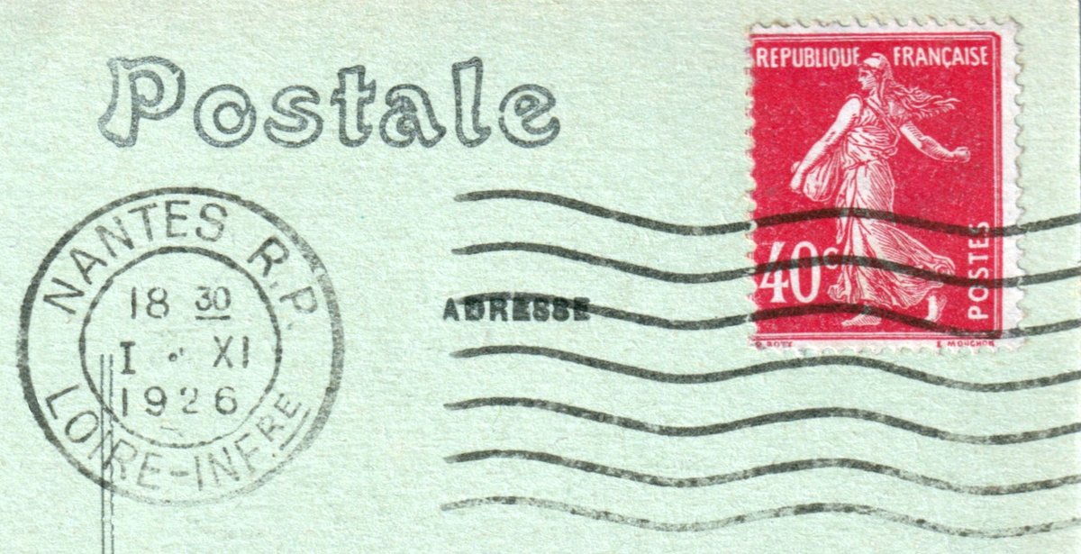 mercipourlacart's tweet photo. Semeuse de Roty 40c vermillon 1926

Voir la carte 
Institution Française d'Amboise - Un Réfectoire
https://t.co/nQcjvUzaVq

#timbre #timbres #postagestamp #snailmail #stamp #stamps #stempel #sellopostal #francobollo #philatélie #philatelie #philately #filatelia
#Nantes #Semeuse https://t.co/O4jC2kjEol