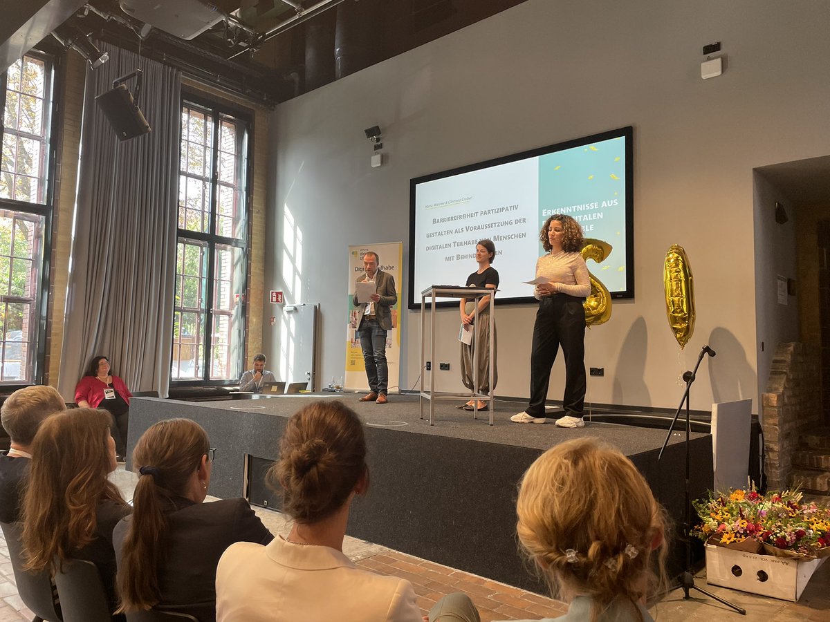 Clemens Gruber und Maria Wiesner über #Barrierefreiheit im Netz und wie man diese partizipativ gestalten kann.
#usability #accessibility <a href="/aktion_mensch/">Aktion Mensch e.V. (inaktiv)</a> #20JahreSDC