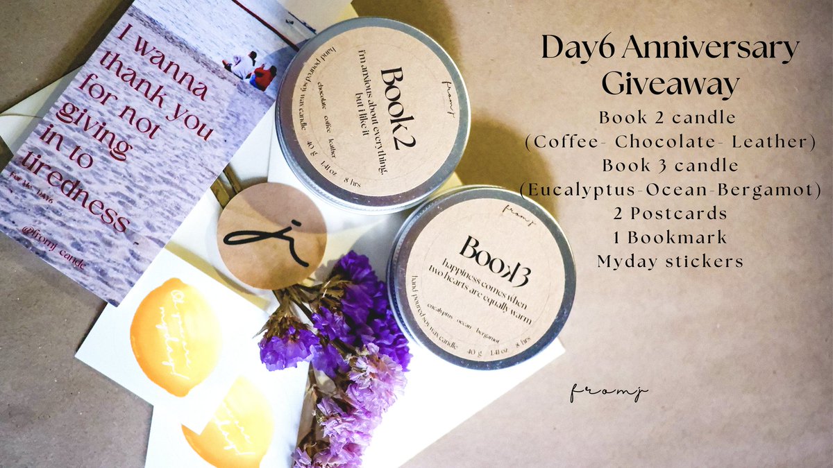 judelibrary's tweet photo. PLS  RT
DAY6 7th Anniversary and Welcome Back Sungjin Giveaway❤️

✅️ follow @fromj_CandC 
✅️ RT pinned twt

Will choose 1 winner (will be announced on Friday)

Thailand only 🇹🇭 

#fromj_giveaway
#DAY6 
#DAY6_7th_Page 
#ตลาดนัดday6
#ตลาดนัดMyday https://t.co/wJoWtaRlwU