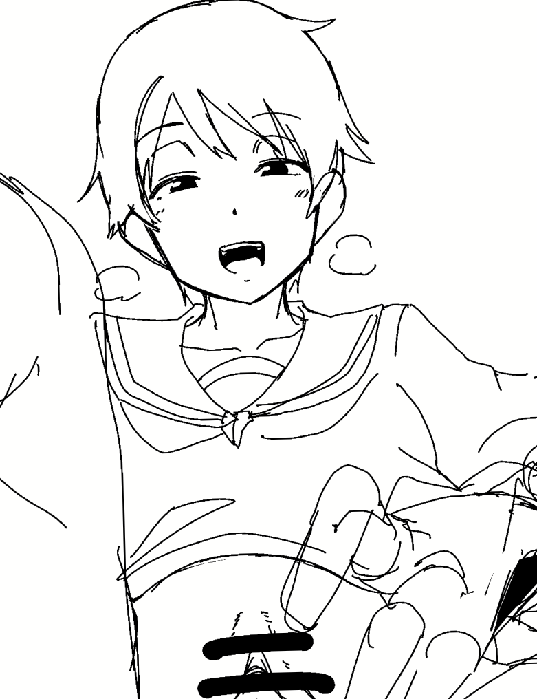 又似たような構図描いて… 