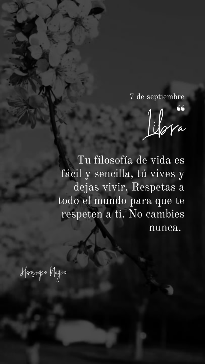libra_hn's tweet photo. El horóscopo diario del 7 de septiembre para #Libra ♎🔮✨ #horoscoponegro #horoscopodiario https://t.co/st1r7VX0N2