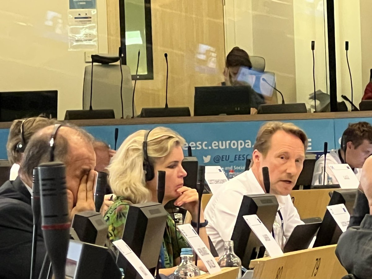 ForneaDumitru's tweet photo. Today in Brussels, members of @EESC_TE are debating & adopting opinions on the following topics:
#NuclearEnergyPriceStability
#PublicInvestments
#EneryInfrastructure
#GeneralInterestService
#RePowerEUPlan
#SpacePackage
President of the TEN Section:@bmiltovica
🇪🇺☢️⚡️🔋🔌🛰🇪🇺 https://t.co/qsmWMSg7gz